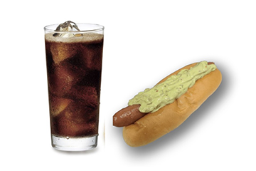 アボカドドッグ　ドリンクセット