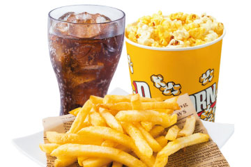 ポップコーンR塩＆ポテトセット